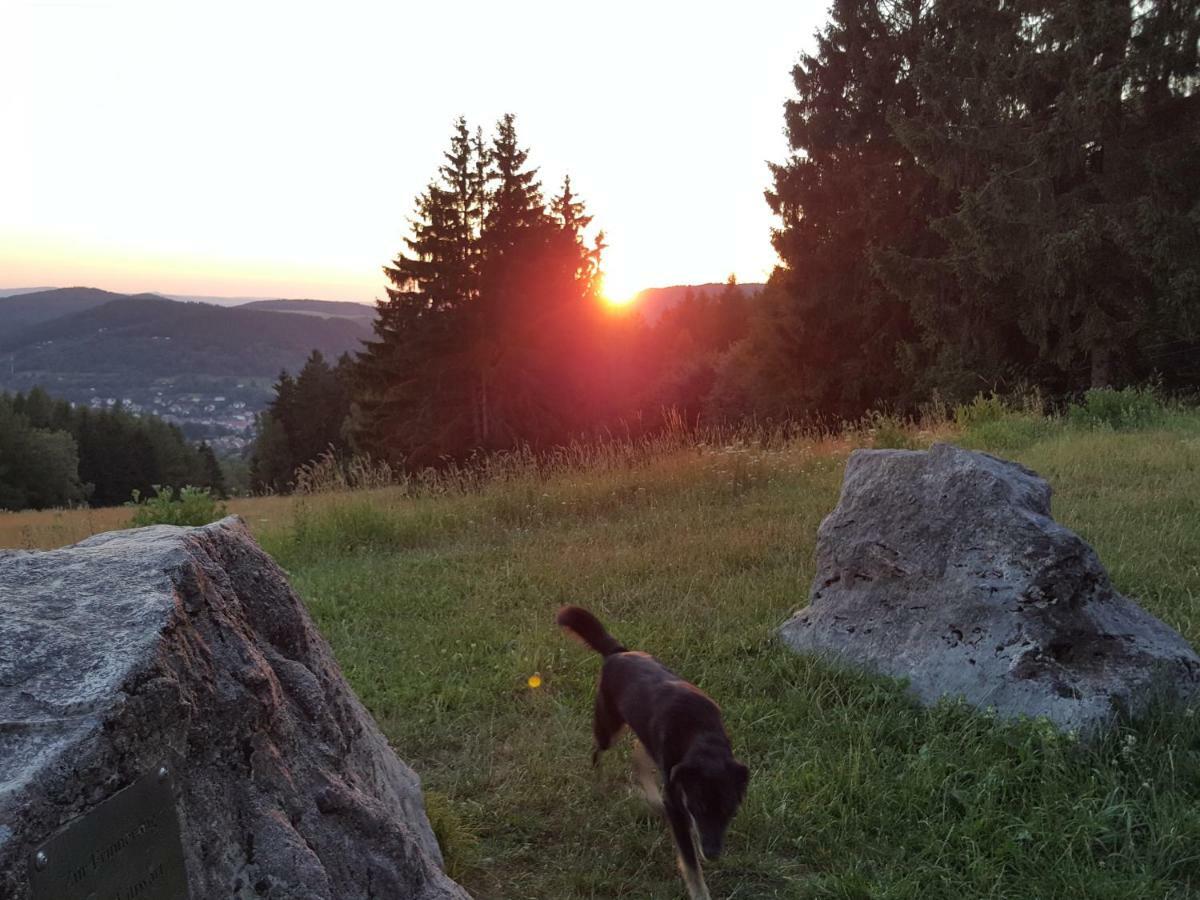 Ferienhaus Am Kirchberg Kurort Steinbach-Hallenberg Dış mekan fotoğraf